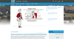 Desktop Screenshot of gminalipinki.pl