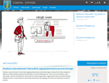 Tablet Screenshot of gminalipinki.pl